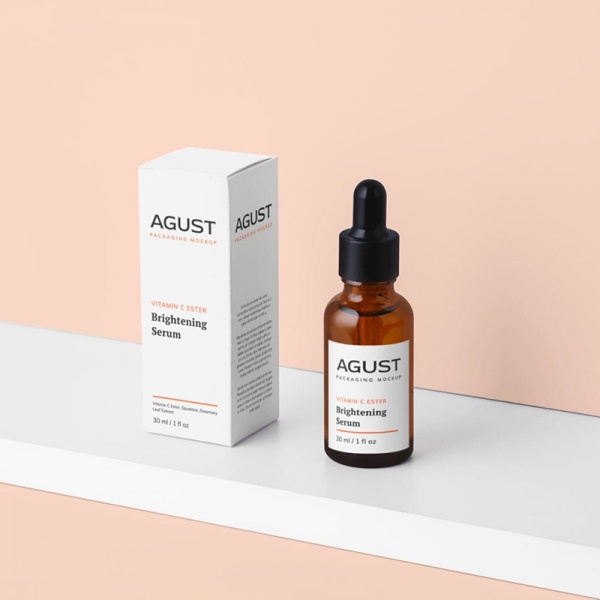 Custom Skincare Serum Bottle Packaging Box Wholesale