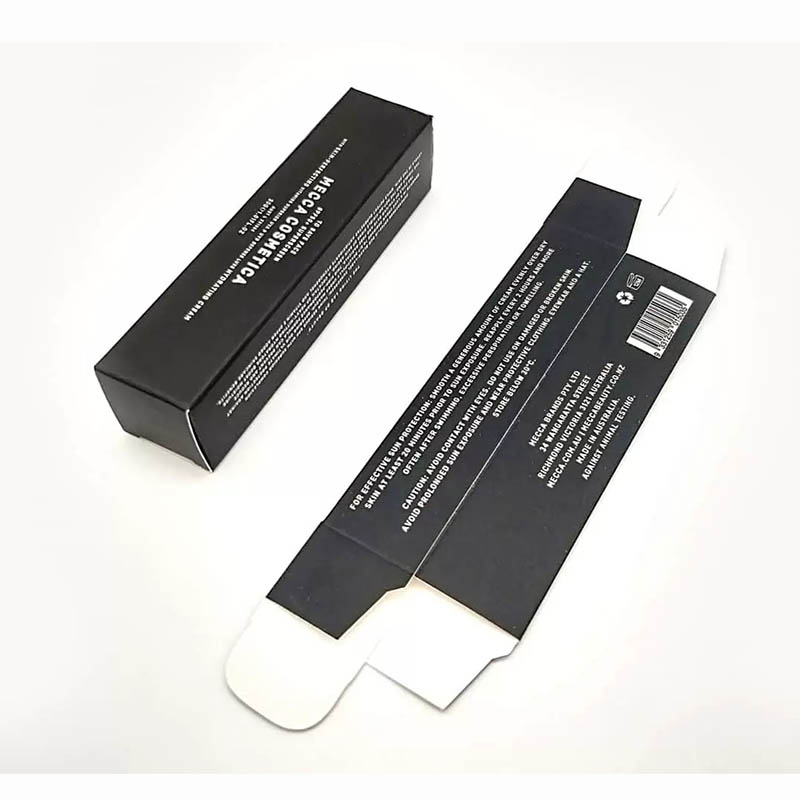Custom Black Cosmetic Boxes