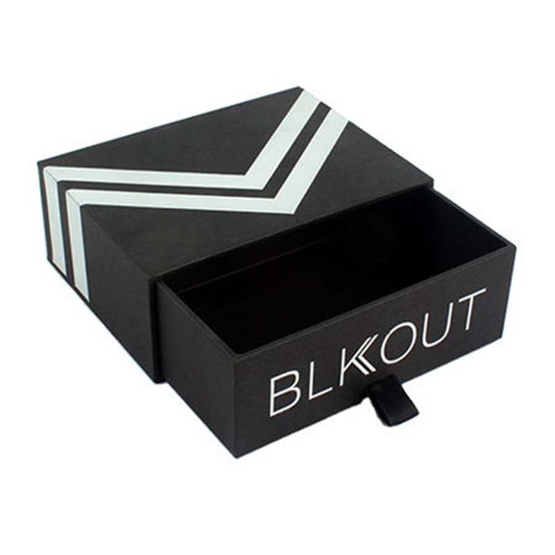 Custom Black Small Cardboard Drawers Gift Boxes Wholesale