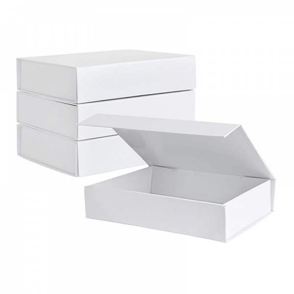 White Magnetic Gift Boxes with Closure Lid Wholesale