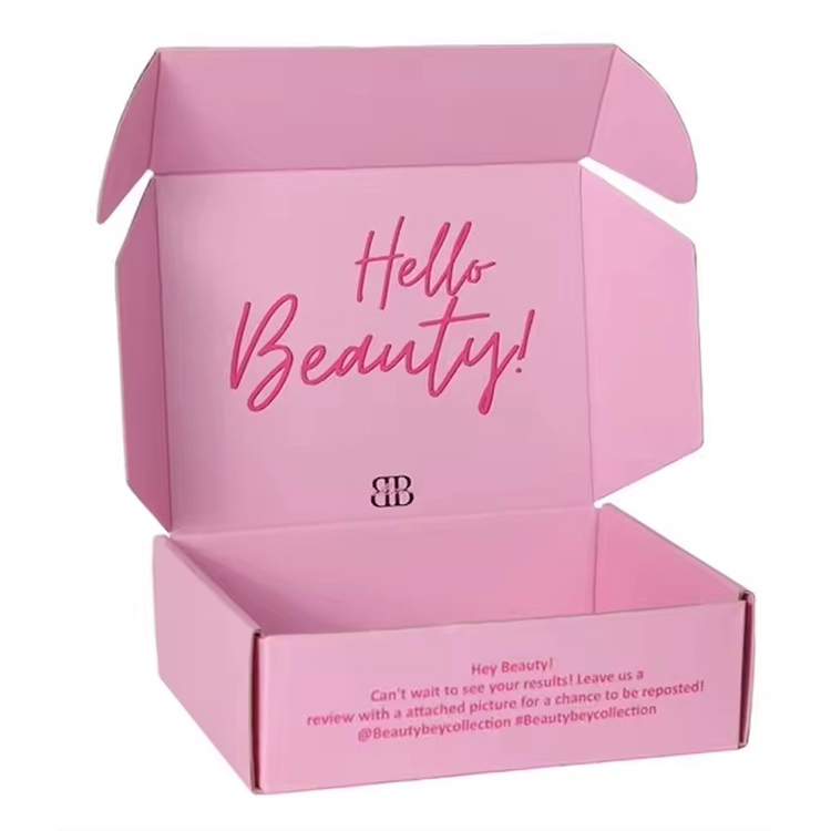 Custom Colored Pink Mailer Boxes Wholesale