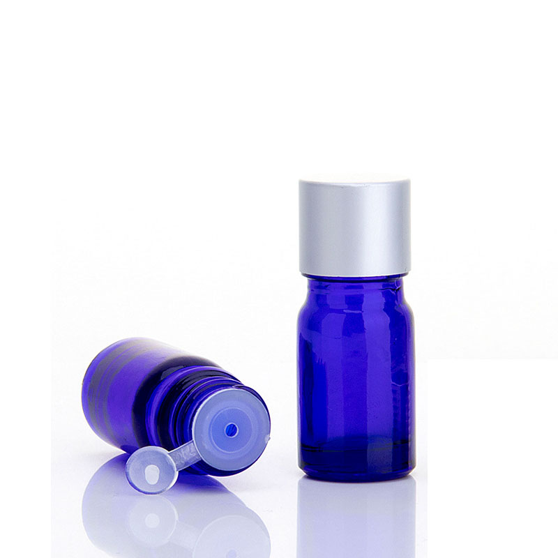 Glass Essential Oil Dropper Bottles with Orifice Reducer Insert Cap Amber Green Blue Black Clear