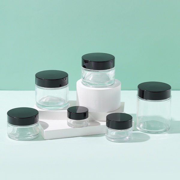 Wholesale Glass Jar Containers with Lids 1oz 2oz 3oz 1 2 3 ounce 5ml 10ml 15ml 20ml 30ml 50ml 60ml 100ml 5 10 15 30 50 100 ml