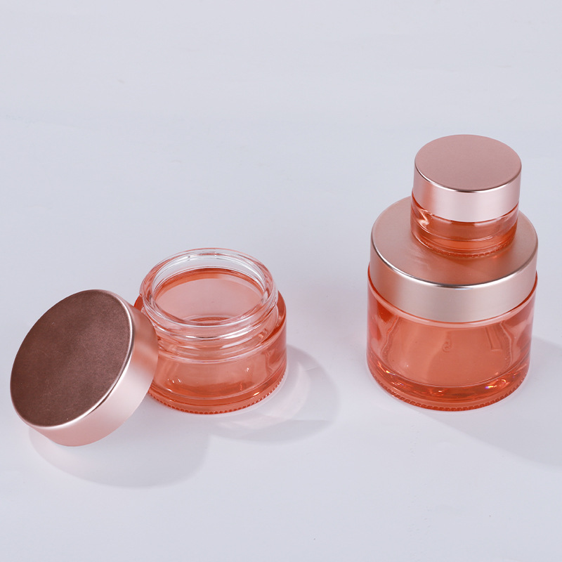 Wholesale Buy Custom Empty Glass Cosmetic Jars Containers with Lids in Bulk for Sale Online Luxury Aesthetic Cheap Small Miniature Clear Large Tall Unique Cute Pretty Best