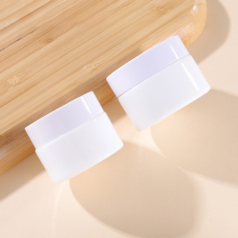 High Quality White Glass Jars Wholesale for Face Cream 20g 30g 50g 100g 120g