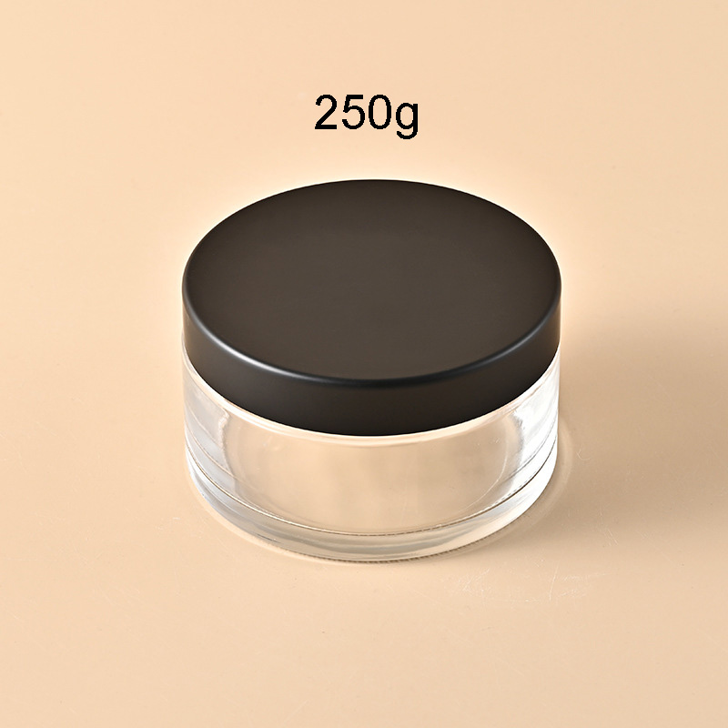 Empty Large Clear Glass Jars with Gold Lids Wholesale for Cosmetic Facial Mask Containers 100g 200g 250g