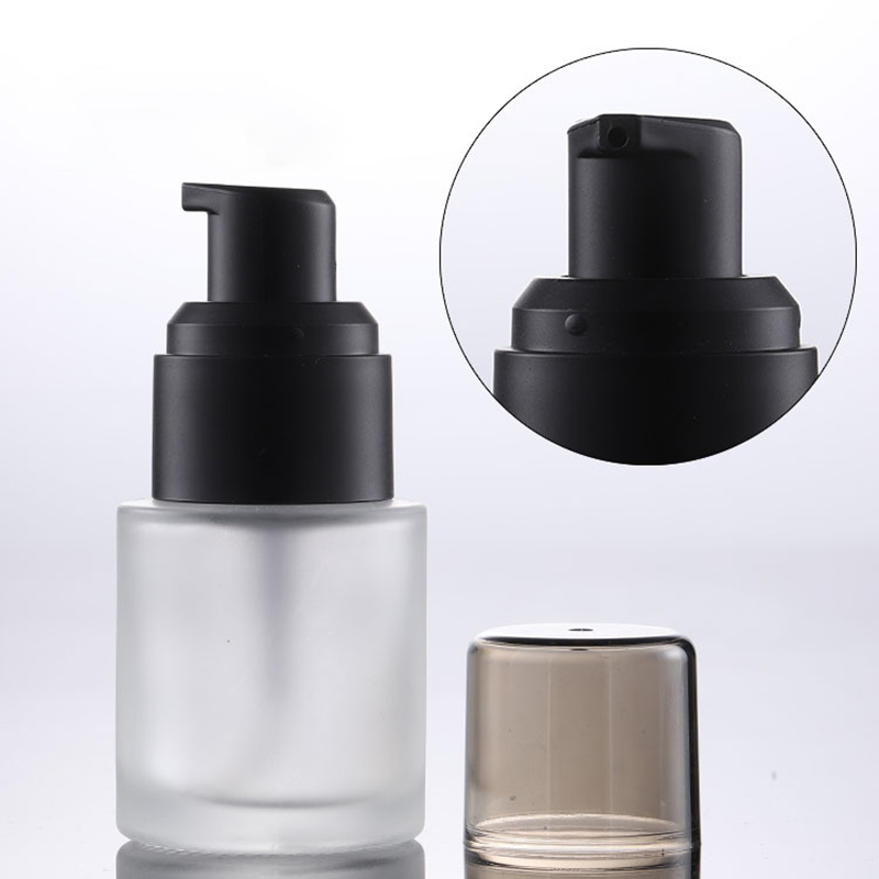 Empty Glass Pump Bottles Wholesale for Skincare Lotion Cream