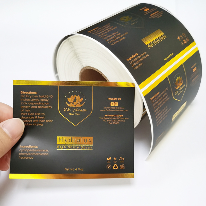 Cheap Custom Printing Logo Branded Personalized Size Label Stickers On a Roll with Round Circle Square Oval Die Cut for Business Wholesale