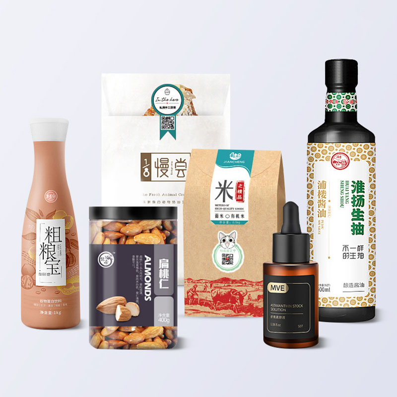 Custom Logo Brand Printing Paper Label Sticker for Business