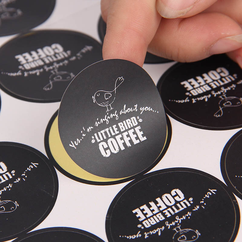 Custom Logo Brand Printing Paper Label Sticker for Business