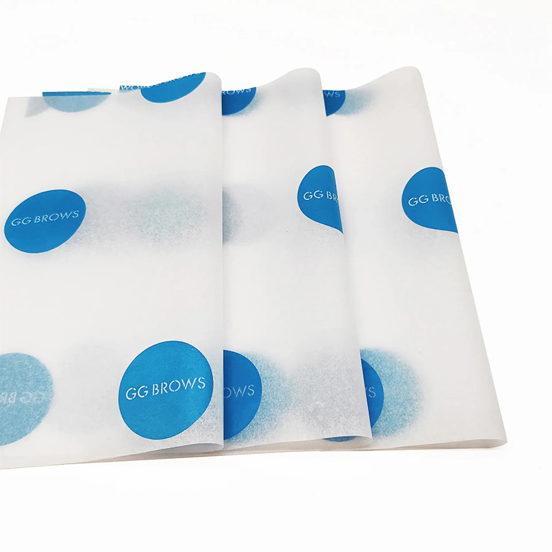 Custom Waxed Tissue Paper with Logo Printing for Packaging Wrapping