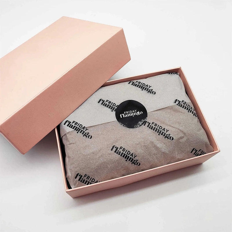 Custom Waxed Tissue Paper with Logo Printing for Packaging Wrapping