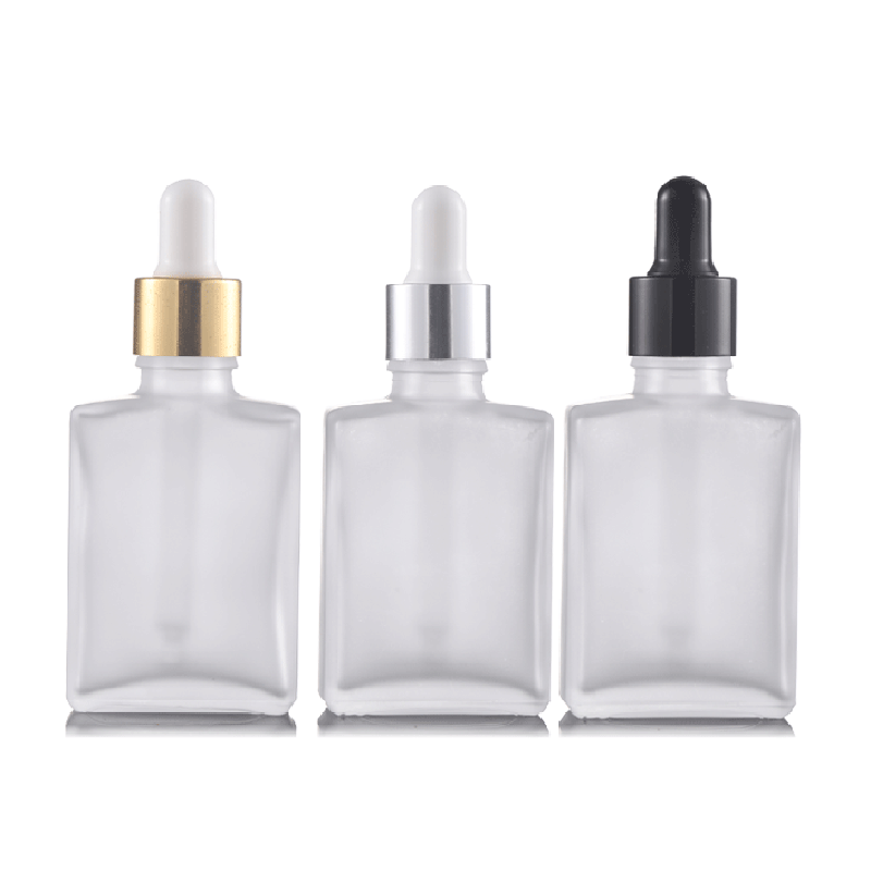 Wholesale Empty Frosted Glass Essential Oil Dropper Serum Bottles for Skincare Cosmetic Aromatherapy Medicine Sample Travel