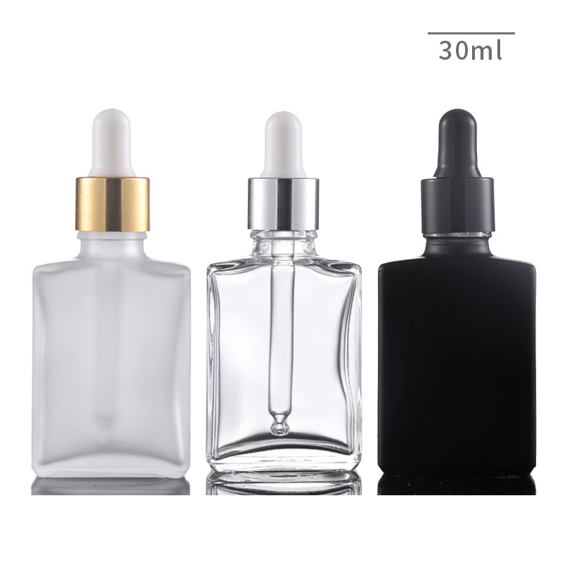 Wholesale Empty Glass Tincture Bottles with Droppers Amber Brown White Black Blue Small 1 2 oz 5ml 30ml 15 ml Bulk For Sale