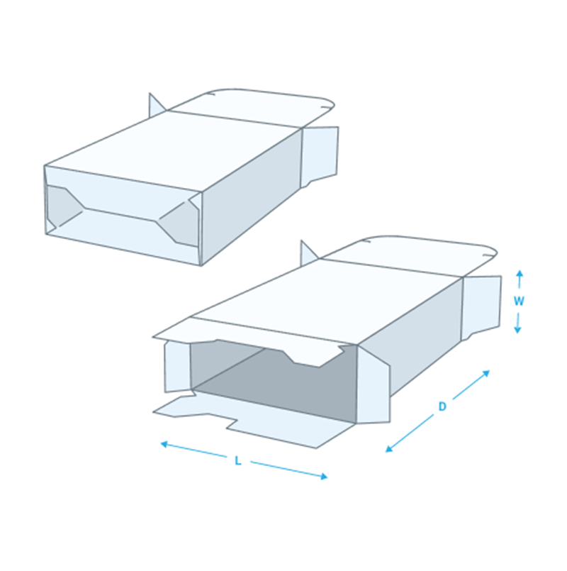 Custom Tuck Top Crash Auto Lock Bottom Boxes for Skincare Brand Autolock Packaging Folding Cartons