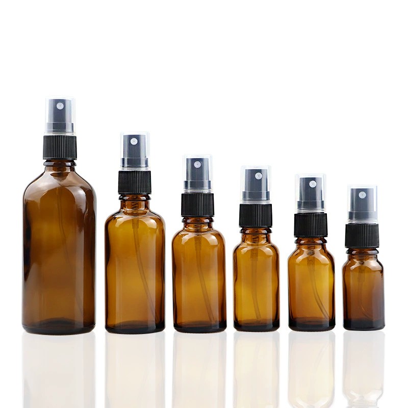 Empty Glass Spray Bottles with Sprayer 1 2 3 4 OZ Ounce 5ml 10ml 15ml 30ml 50ml 60ml 100ml 30 50 60 100 ml