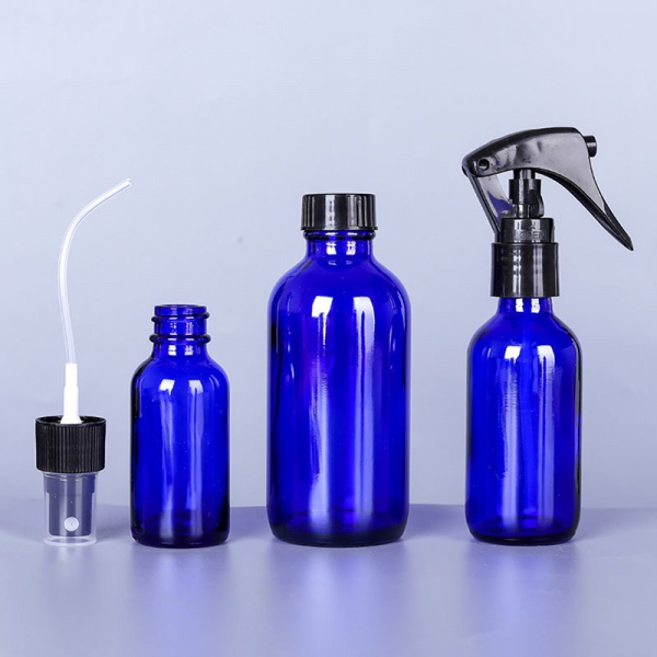 Cobalt Blue Glass Spray Bottles Wholesale