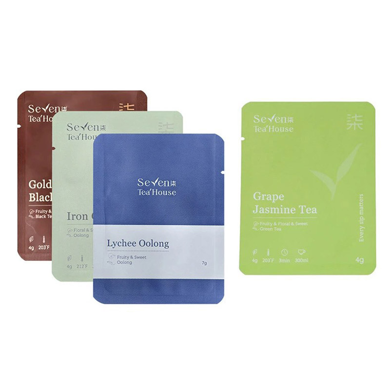 Custom Printed Metallized Heat Seal Mylar Aluminum Foil Pouches Bags for Sample Packaging Small Packets Sachet Silver Gold