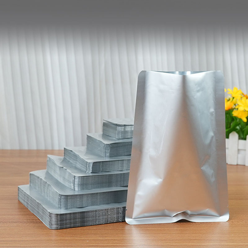 Custom Printed Metallized Heat Seal Mylar Aluminum Foil Pouches Bags for Sample Packaging Small Packets Sachet Silver Gold