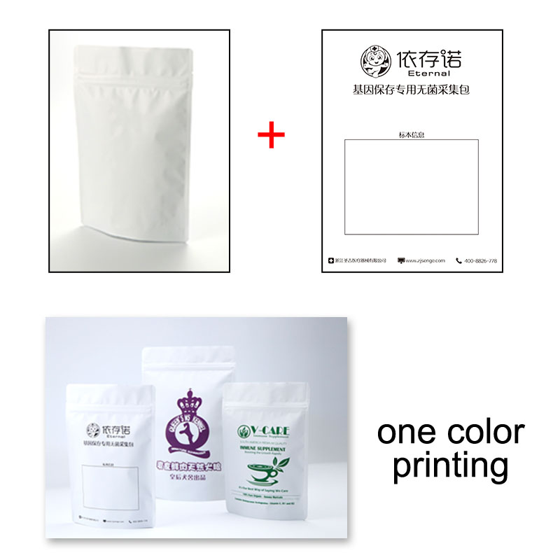 Custom Printed Stand Up Foil Pouches Mylar Bags Packaging with Zipper Ziplock for Food Resealable
