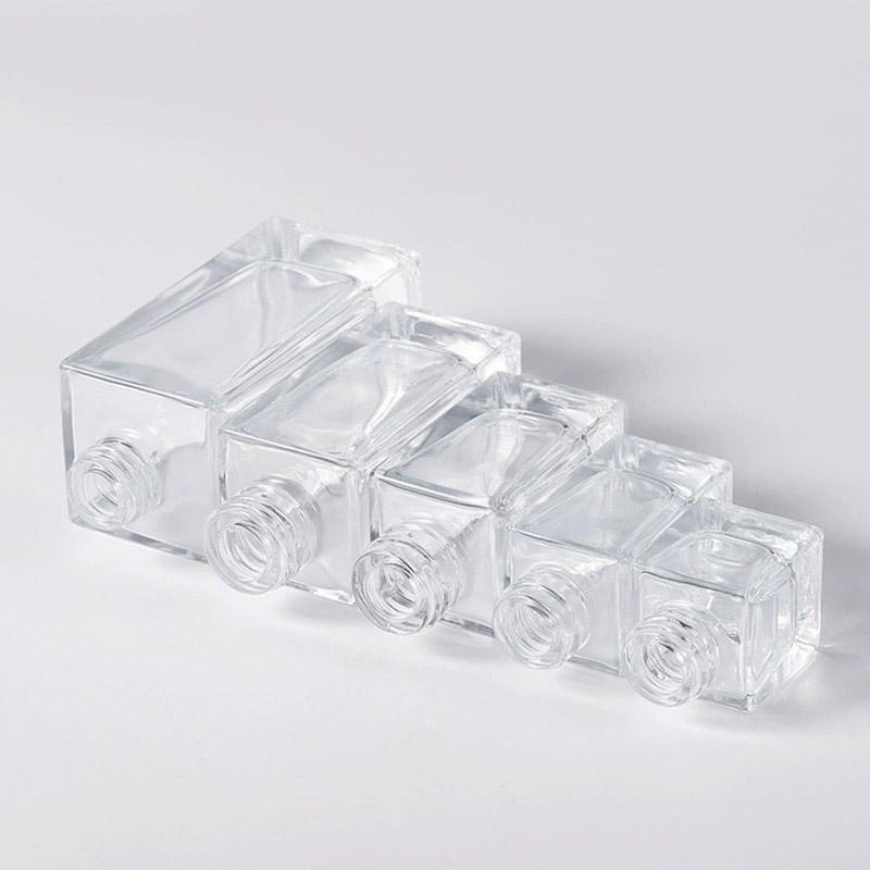 Clear Square Glass Dropper Bottles Wholesale 5ML 10ML 15ML 30ML 50ML