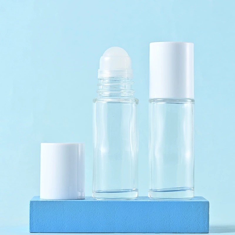 1 OZ Clear Glass Roller Ball Roll On Bottles 1OZ Ounce 30ML 30 ML