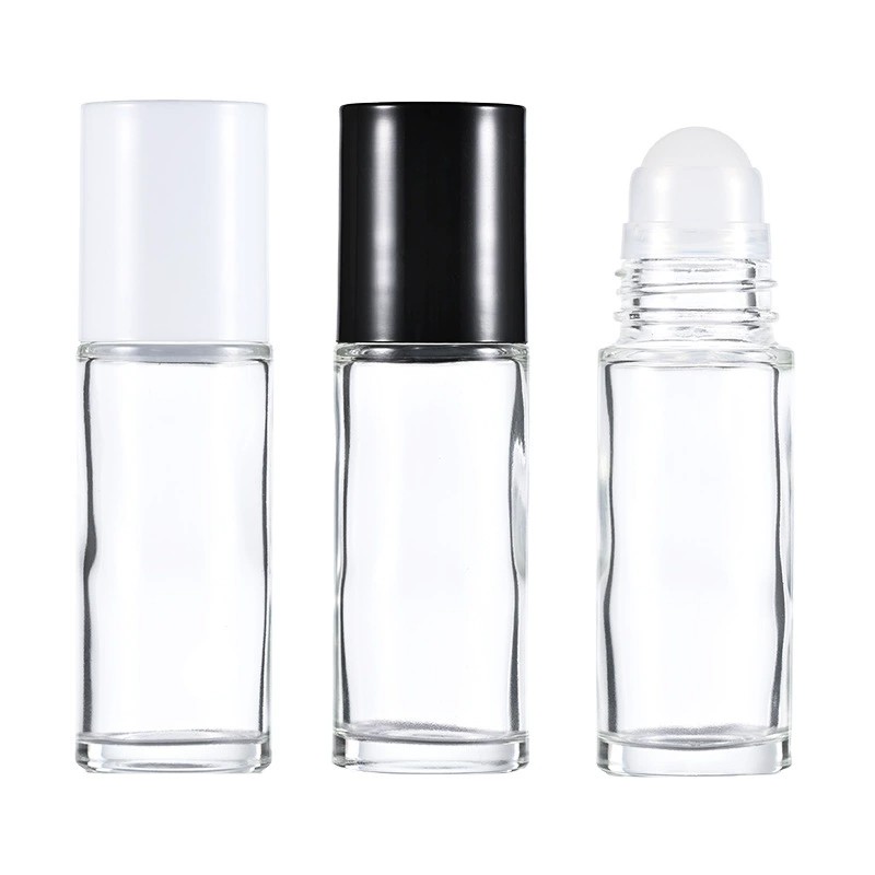 1 OZ Clear Glass Roller Ball Roll On Bottles 1OZ Ounce 30ML 30 ML