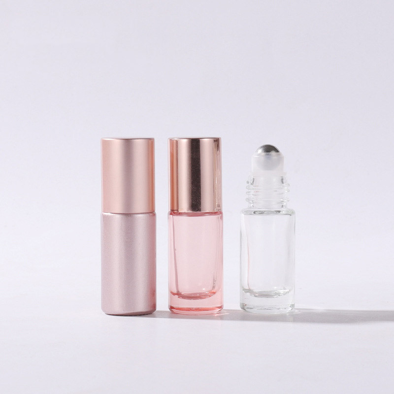 Rose Gold Glass Essential Oil Roller Bottles 5ML 10ML