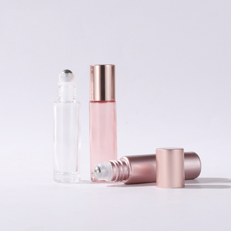Rose Gold Glass Essential Oil Roller Bottles 5ML 10ML