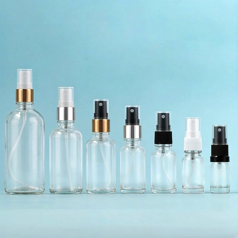 Clear Glass Spray Bottles 5ML 10ML 15ML 20ML 30ML 50ML 100ML