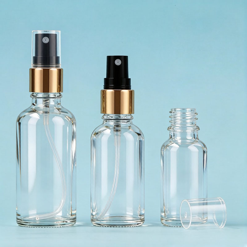 Clear Glass Spray Bottles 5ML 10ML 15ML 20ML 30ML 50ML 100ML