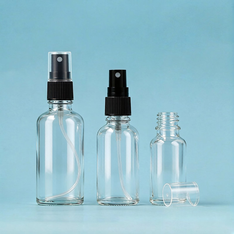 Clear Glass Spray Bottles 5ML 10ML 15ML 20ML 30ML 50ML 100ML