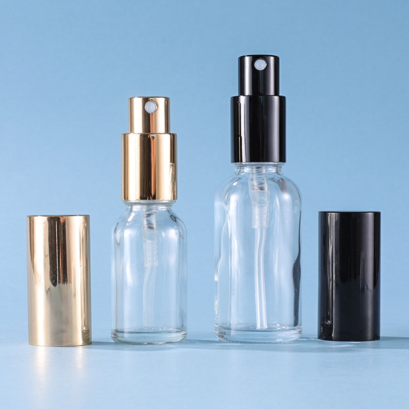 Clear Glass Mist Spray Bottles with Caps 5ML 10ML 15ML 20ML 30ML 50ML 100ML