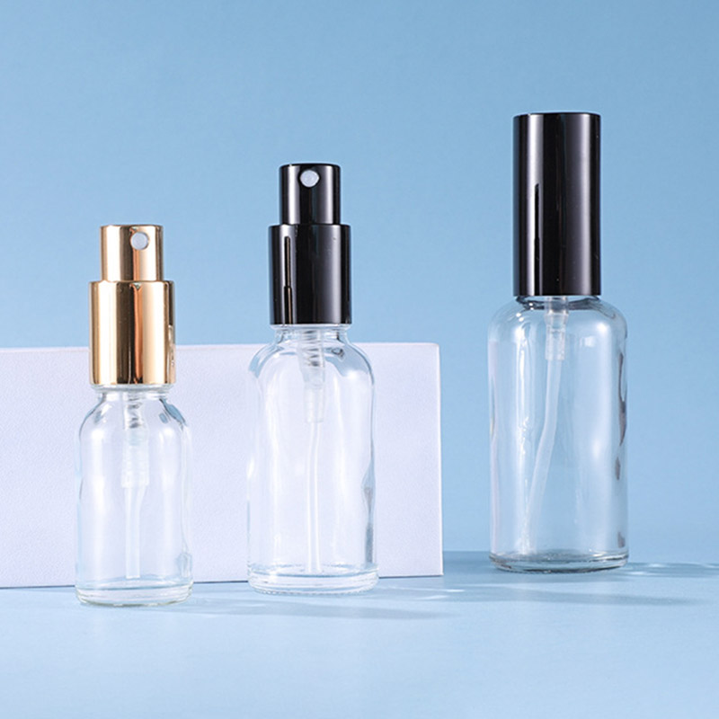 Clear Glass Mist Spray Bottles with Caps 5ML 10ML 15ML 20ML 30ML 50ML 100ML