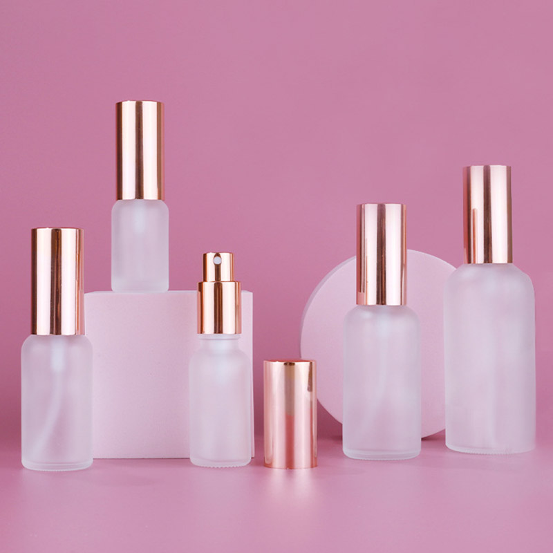 Frosted Glass Mist Spray Bottles with Caps 5ML 10ML 15ML 20ML 30ML 50ML 100ML