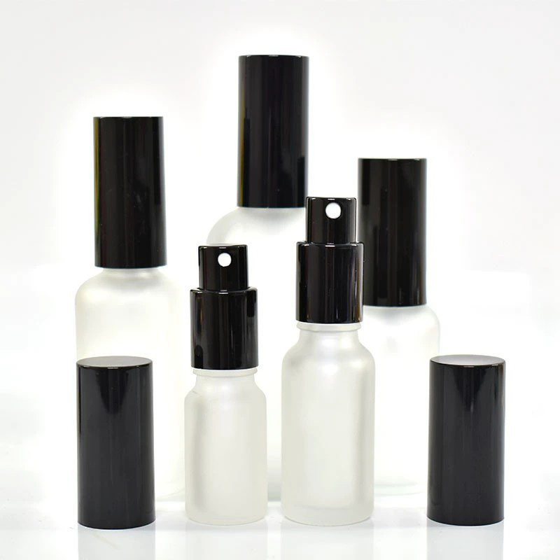 Frosted Glass Mist Spray Bottles with Caps 5ML 10ML 15ML 20ML 30ML 50ML 100ML