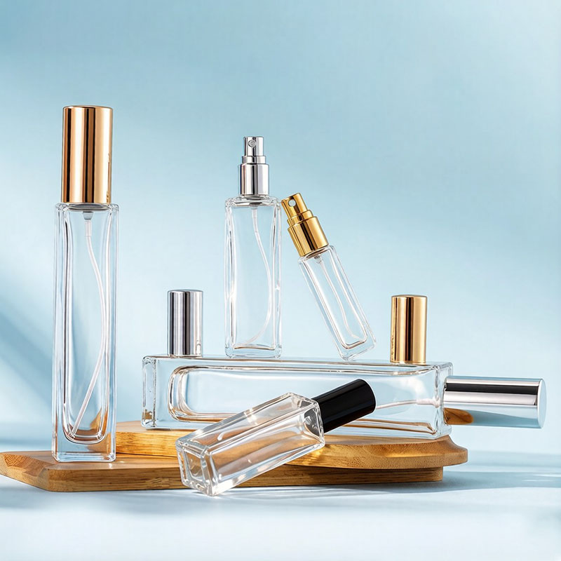 Slim Square Glass Spray Bottles 8ML 20ML 30ML 50ML 100ML