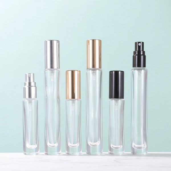 Slim Round Clear Glass Spray Bottles Wholesale 5ML 10ML