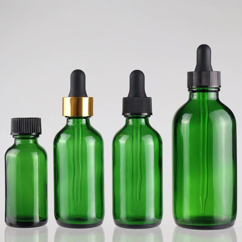 15ML 30ML 60ML 120ML 1OZ 2OZ 4OZ Glass Dropper Bottles Clear Amber Green Cobalt Blue 1 2 4 OZ Ounce 15 30 60 120 ML