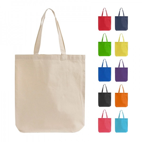 Plain Blank Cotton Canvas Tote Bags Black White Pink Beige Cream Natural Green Brown Red Navy Blue Orange Purple Yellow Grey