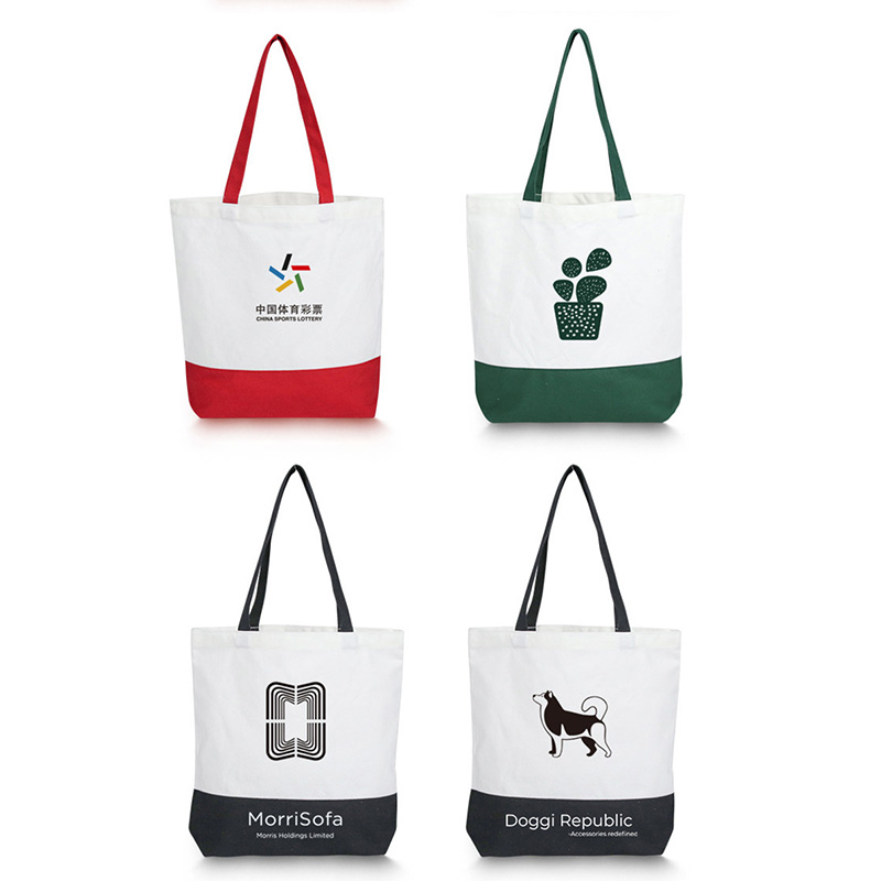 Custom Printed Personalized Cotton Canvas Tote Bags with Logo Branded for Shopping Bulk High Quality Made