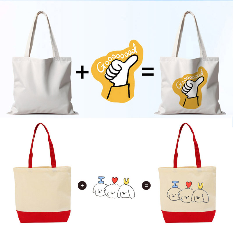 Custom Printed Personalized Cotton Canvas Tote Bags with Logo Branded for Shopping Bulk High Quality Made
