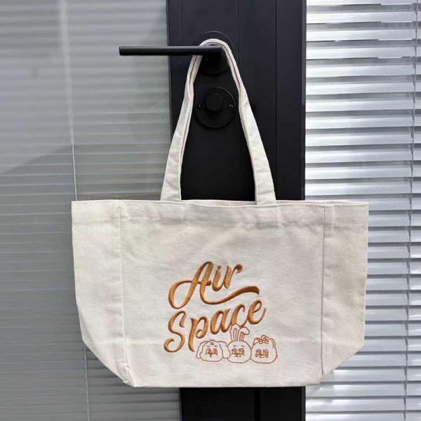 Personalized Embroidered 100 Cotton Canvas Tote Bags Sturdy Classic